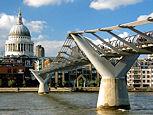 Millennium Bridge in London closed